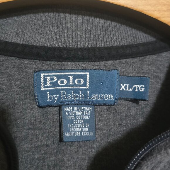 Vtg POLO Embroidered Polo Player 1933-34 Alpine Skiing Patch Pullover - XL* - Picture 4 of 7